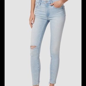 $185 Like New Hudson jeans Sz25 krista ankle super skinny light blue sexy & cute